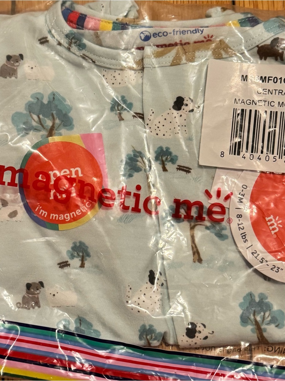 Magnetic Me Central Bark Magnetic Modal Footie 0-3M